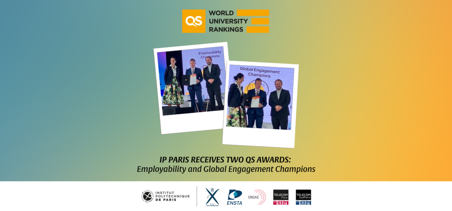 IP Paris reçoit deux prix QS : Employability et Global Engagement Champions