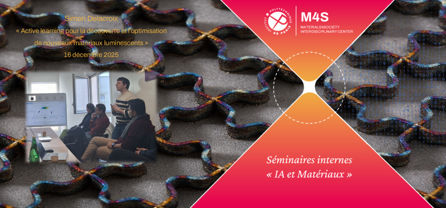 "AI and Materials" workshop from M4S: feedback on Simon Delacroix's presentation from Laboratoire de Physique de la Matière Condensée (16.12.2025)