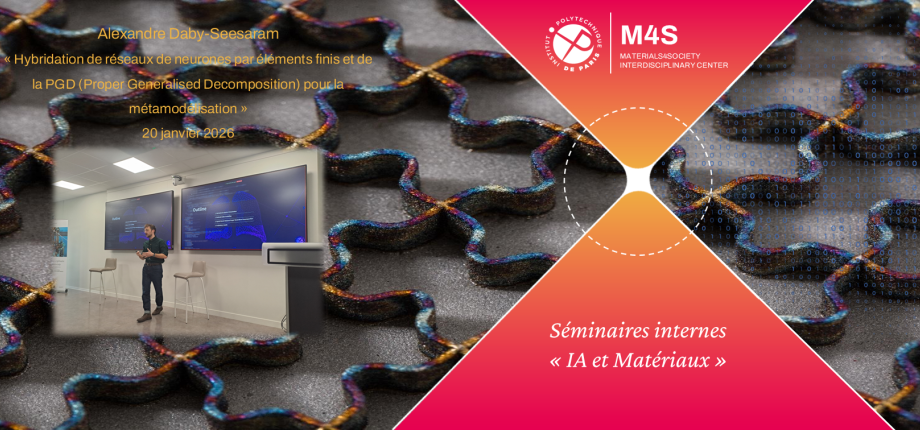 "AI and Materials" workshop from M4S: feedback on Alexandre Daby-Seerasam's presentation from Laboratoire de Mécanique et de ses Interfaces (20.01.2026)