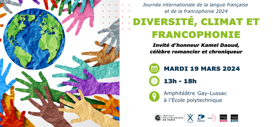 Inscription à la Journée internationale de la Francophonie d’IP Paris, le 19 mars 2024