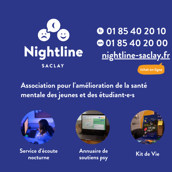Santé mentale : IP Paris s’associe à Nightline pour soutenir ses étudiants
