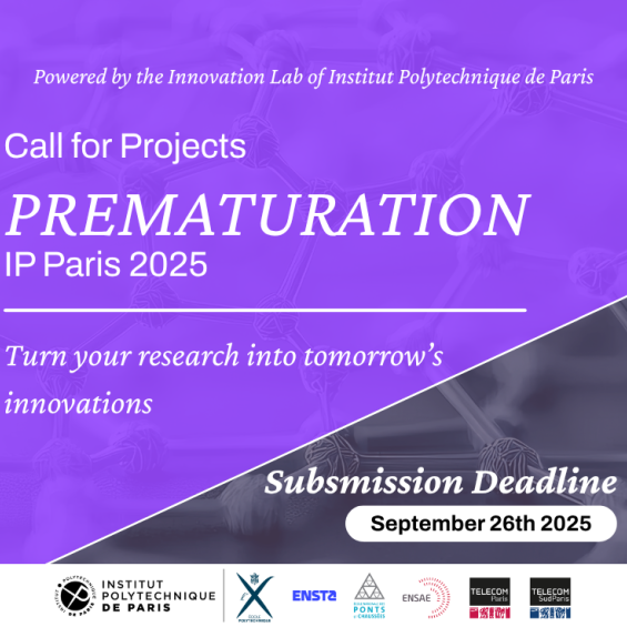 IP Paris Prématuration Call for Projects 2025: Turn Your Research into Innovation