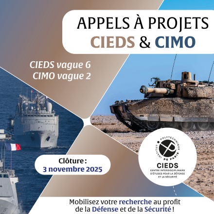 Appels à projets CIEDS & CIMO 2026 : mobilisez votre recherche pour la Défense et la Sécurité !