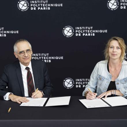Signature du partenariat IP Paris/Nightline 