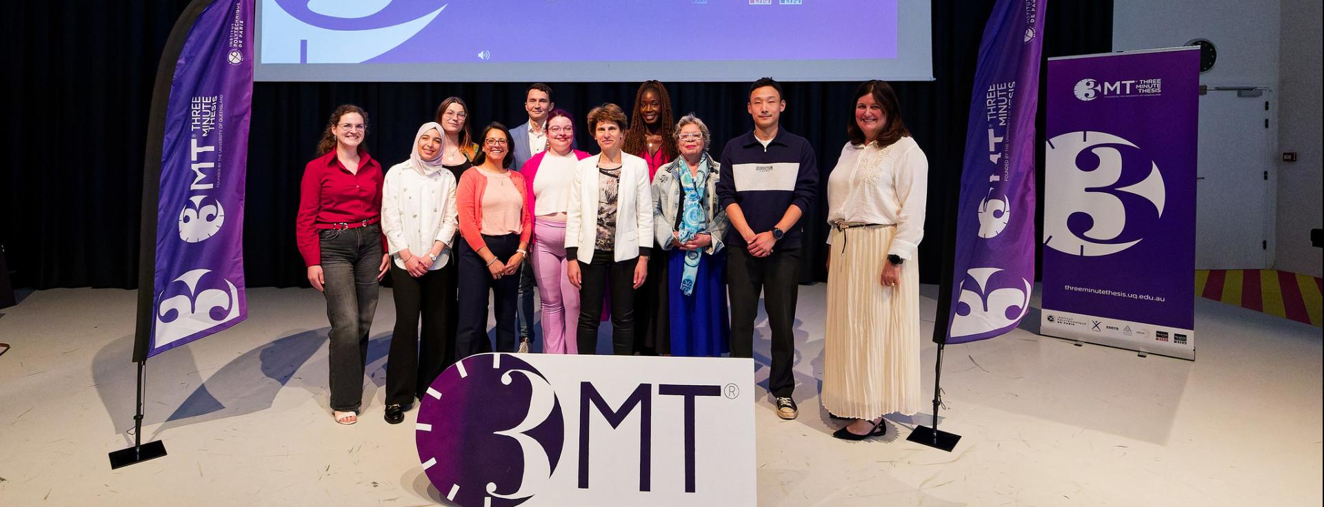 IP Paris PhD Students Winners of the 2025 Three-Minute Thesis Competition